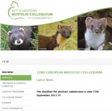 32nd European Mustelid Colloquium 32nd European Mustelid Colloquium